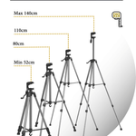 ST90 Camera, Telefoon & Tablet statief Zilver