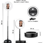 UFO1 LED Ringlamp Incl. afstandsbediening