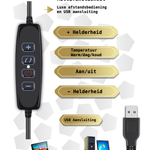 UFO1 LED Ringlamp Incl. afstandsbediening