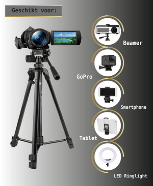 LT750-B Camera, Telefoon & Tablet Statief